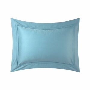 Yves Delorme Set of 3 Triomphe Pillow Shams Fjord Blanc King Organic Cotton